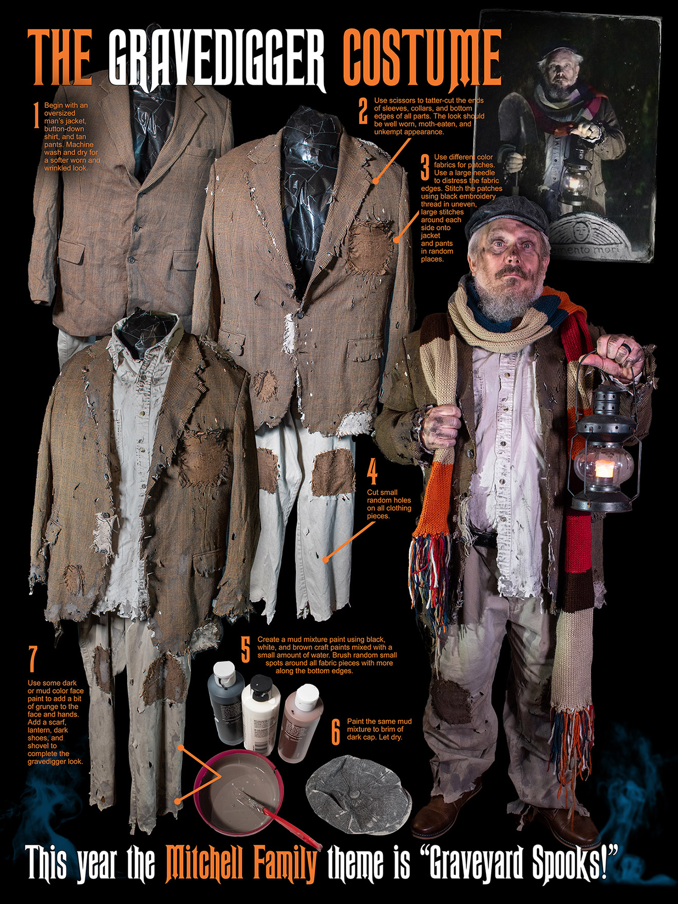 Gravedigger Costume steps poster WEB