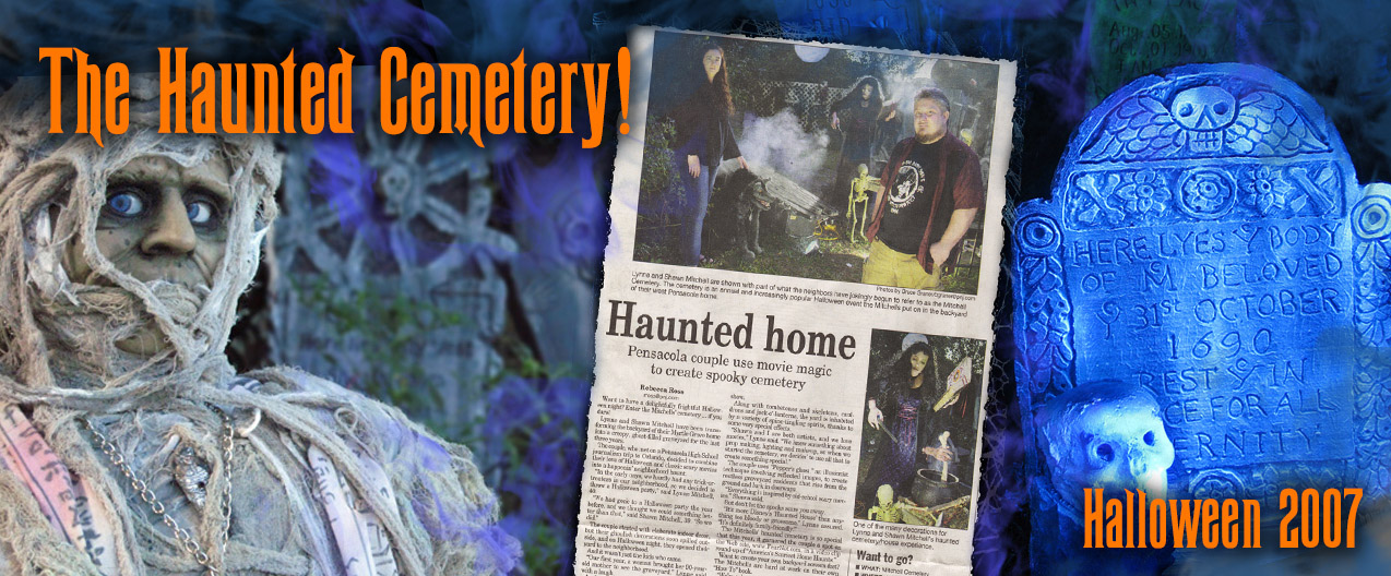 HauntedCemetery 2007 title